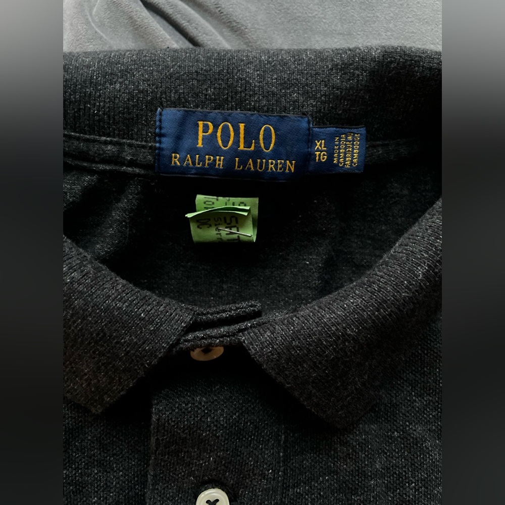 POLO RALPH LAUREN Men's Custom Slim Fit Polo Shirt | Closet Label #141.) - Picture 4 of 4